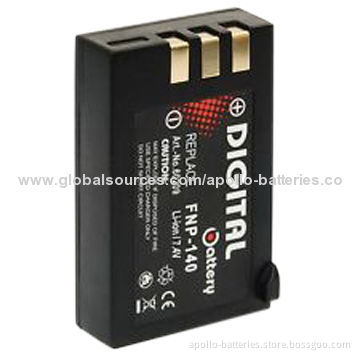 Battery for Fuji NP-140, 7.4V, 1,800mAh
